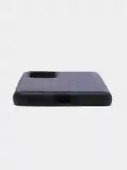 Накладка для Huawei P40 (2020) под кожу "Змея", синий