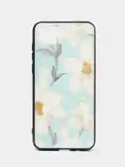 Накладка для Honor 9S/Y5P 2020, силиконовая, текстурный принт, цветы "Лилия"
