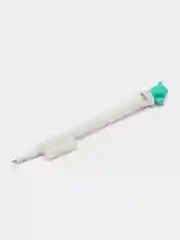 Бирюзовый ручка шариковая "Cute Cactus", синяя, 0,7 мм, с топпером
