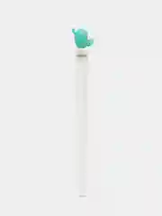 Бирюзовый ручка шариковая "Cute Cactus", синяя, 0,7 мм, с топпером