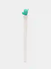 Бирюзовый ручка шариковая "Cute Cactus", синяя, 0,7 мм, с топпером