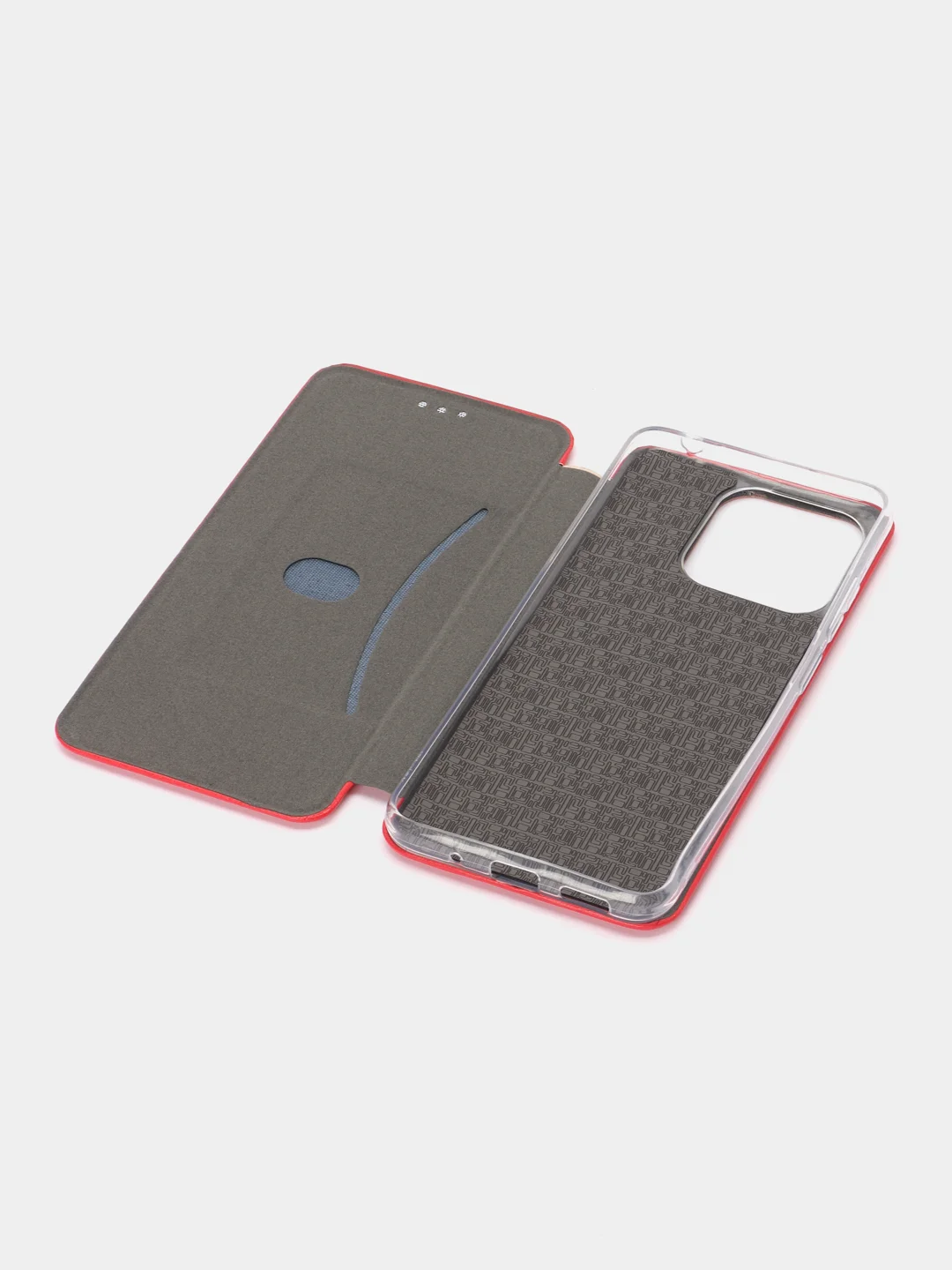 Красный чехол-книжка для Xiaomi Redmi 12C / Сяоми Редми 12С