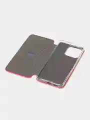 Красный чехол-книжка для Xiaomi Redmi 12C / Сяоми Редми 12С