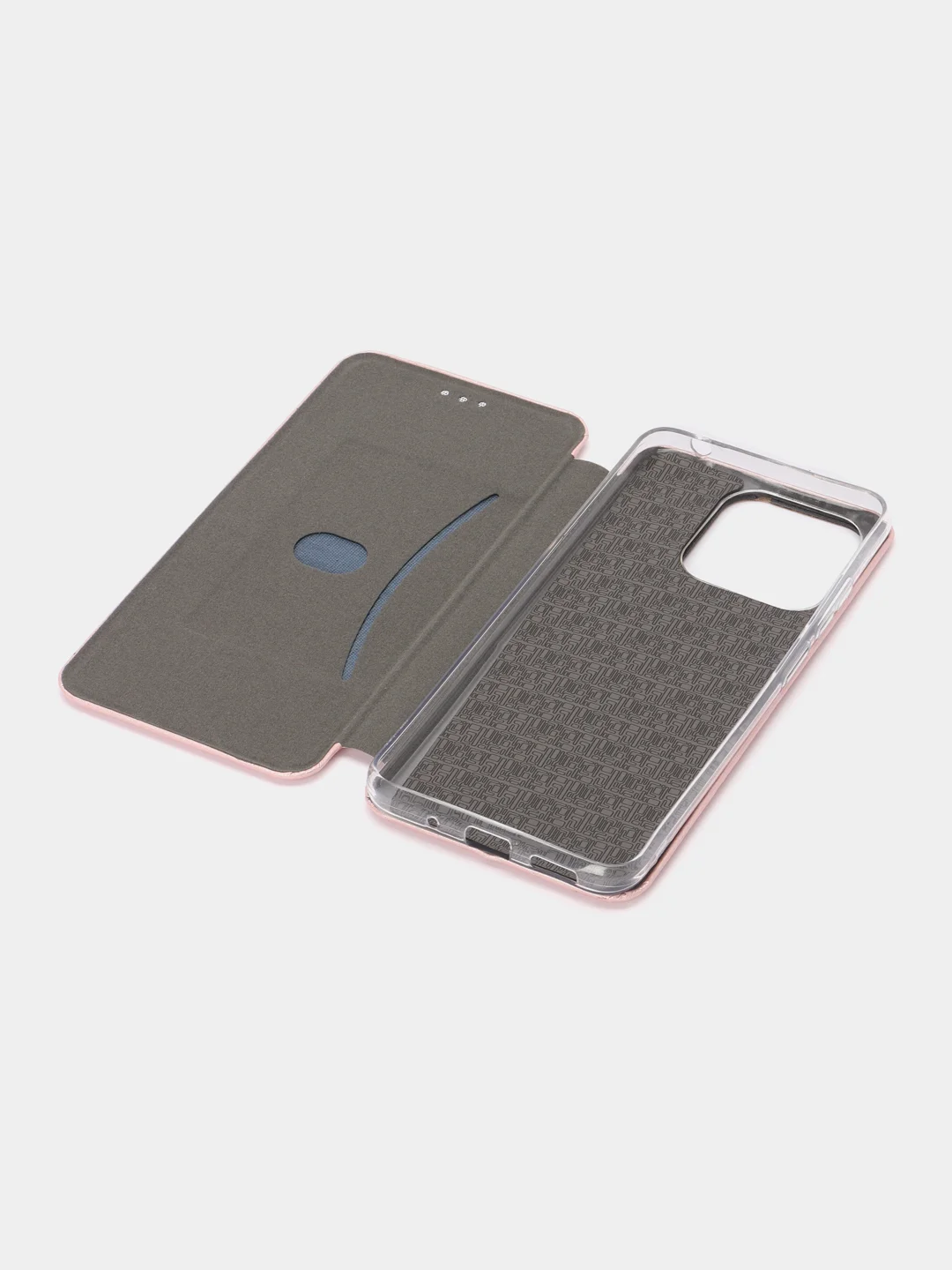 Розовый чехол-книжка для Xiaomi Redmi 12C / Сяоми Редми 12С