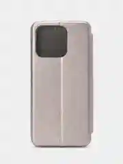 Серый чехол-книжка для Xiaomi Redmi 12C / Сяоми Редми 12С