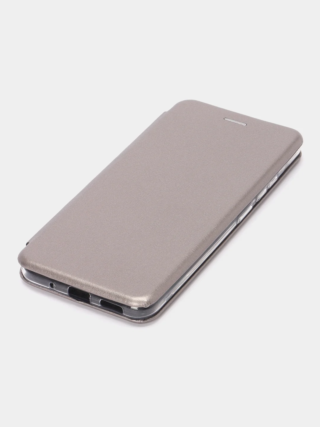 Серый чехол-книжка для Xiaomi Redmi 12C / Сяоми Редми 12С