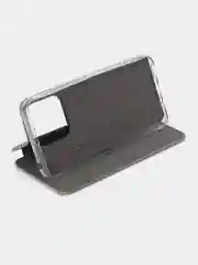 Серый чехол-книжка для Xiaomi Redmi 12C / Сяоми Редми 12С
