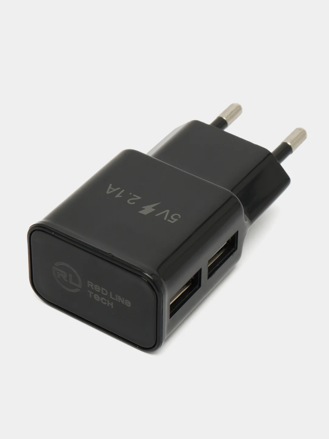 Зарядное устройство сетевое (220 В) Red Line Nt-2a, 2 порта USB, выходной ток 2,1 А 453427