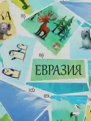 Рисуем наклейками по номерам "Карта мира", аппликация-раскраска, детский набор стикеров