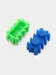 Кремовый детский 3D конструктор, игрушка развивающая, конструктор из мини блоков