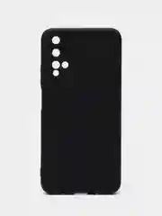 Черный чехол для Honor 20, Huawei Nova 5T силиконовый ROSCO матовый тонкий, бортик вокруг камер