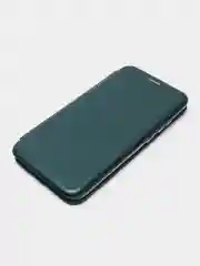 Зеленый чехол-книжка для Xiaomi Redmi 8a / Xiaomi Redmi 8 A / 8A / Сяоми редми 8 А / 8А, экокожа