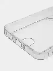 Прозрачный чехол ROSCO для Samsung Galaxy A34 с кармашком и защитой камер, картхолдер с карманом