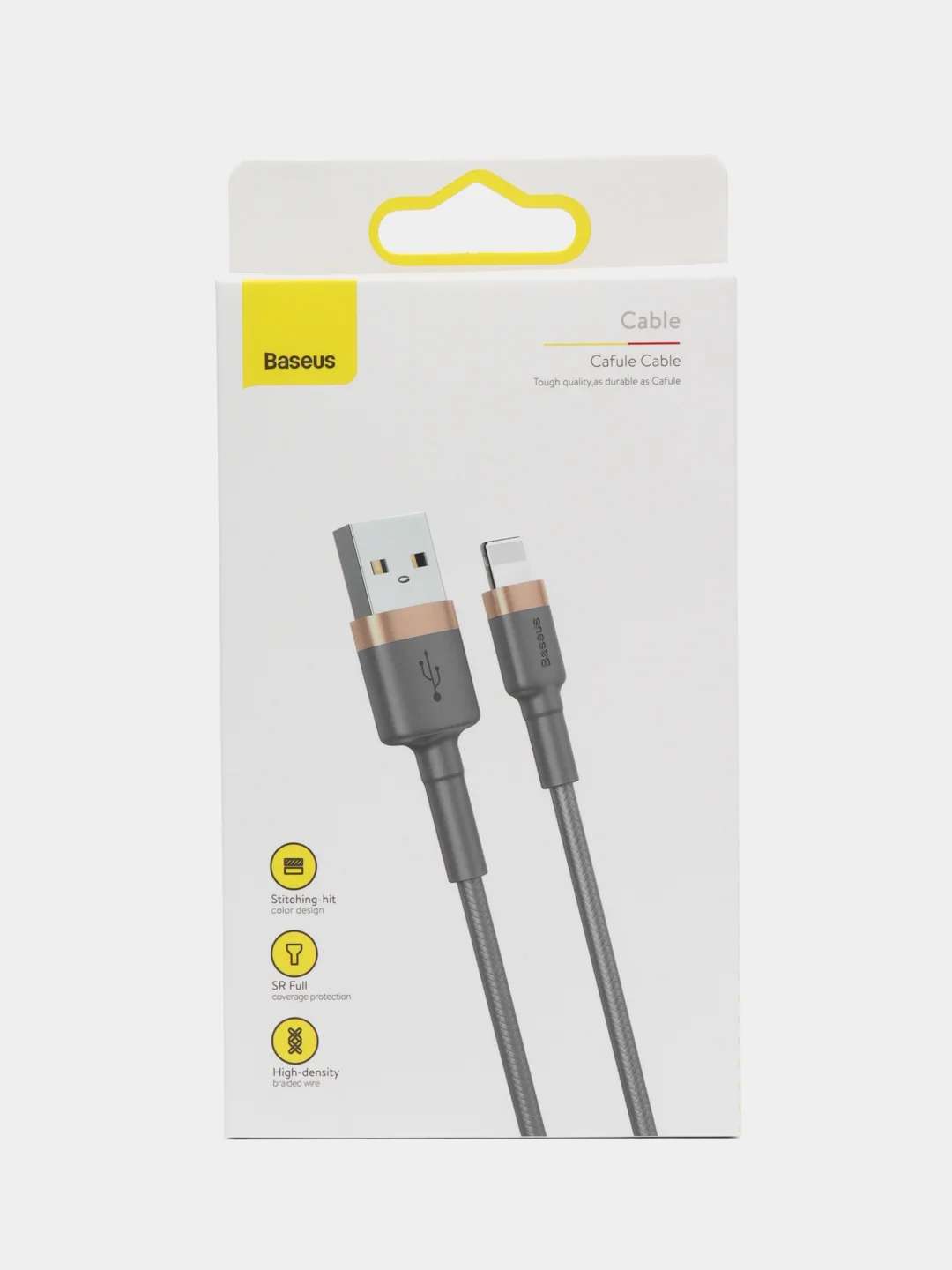 Темно-синий кабель Baseus Premium Cafule Cable (2.4A, USB/Lightning для Apple iPhone)