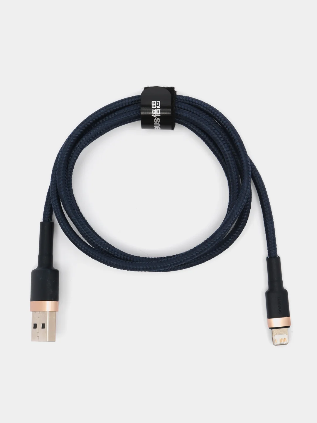 Темно-синий кабель Baseus Premium Cafule Cable (2.4A, USB/Lightning для Apple iPhone)
