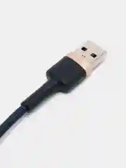 Темно-синий кабель Baseus Premium Cafule Cable (2.4A, USB/Lightning для Apple iPhone)