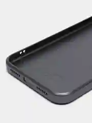 Черный чехол силиконовый для iPhone 11, со стеклянной панелью, с защитой для камеры