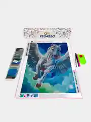 Алмазная мозаика, 30 х 40 см, "Пегас", без подрамника