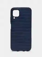 Накладка для Huawei P40 Lite (2020) под кожу "Змея", синий