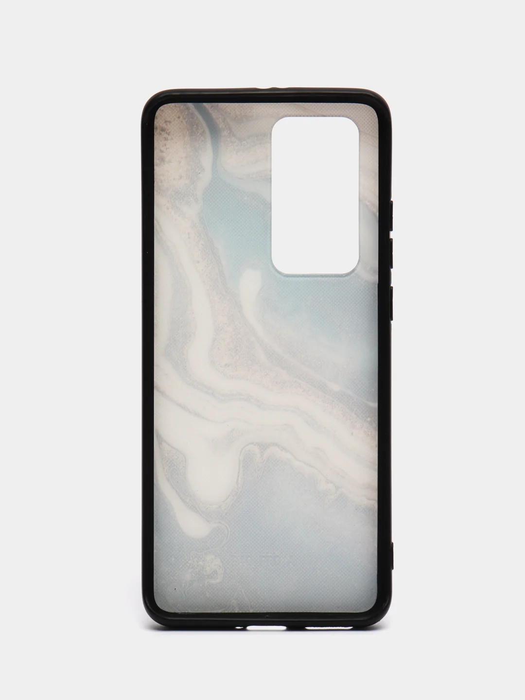 Накладка для Huawei P40 Pro 2020, силиконовая, текстурный принт, мрамор, мультиколор
