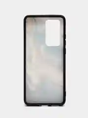 Накладка для Huawei P40 Pro 2020, силиконовая, текстурный принт, мрамор, мультиколор