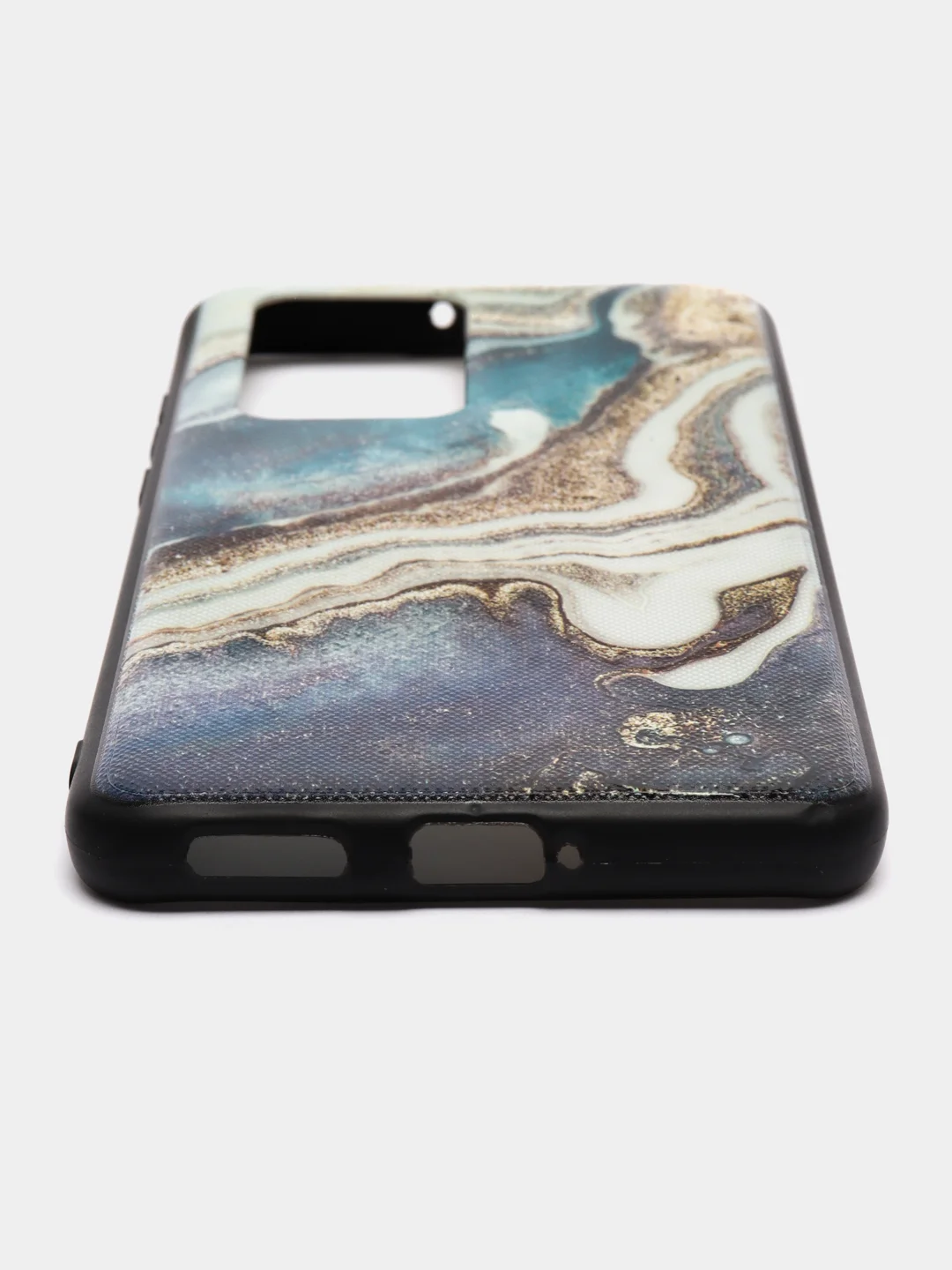 Накладка для Huawei P40 Pro 2020, силиконовая, текстурный принт, мрамор, мультиколор