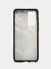 Накладка для Huawei P40 2020, силиконовая, текстурный принт, мрамор черный