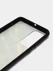 Накладка для Huawei P40 2020, силиконовая, текстурный принт, мрамор черный