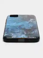 Накладка для Honor 9S/Y5P 2020, силиконовая, текстурный принт, мрамор синий