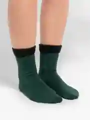 Зеленый термоноски женские, 4 цвета