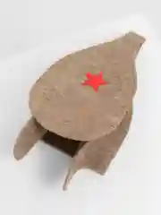 Шапка для бани "Буденовка" темная, МИКС