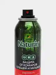 Аэрозоль от комаров, клещей и мошек "Gardex Naturin", Супер Сила, 3 в 1, 150 мл