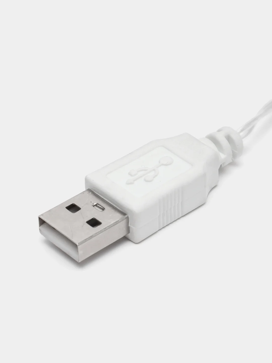 Светодиодная гирлянда с прищепками для фотографий, на USB и батарейках