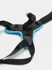 Синий крепление для экшен GoPro камеры на мото шлем и на каску