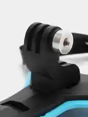 Синий крепление для экшен GoPro камеры на мото шлем и на каску