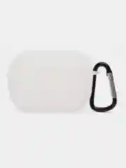 Слоновая кость чехол для наушников AirPods Pro 2, силиконовый, с карабином