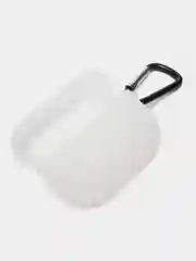 Слоновая кость чехол для наушников AirPods Pro 2, силиконовый, с карабином