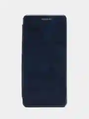 Синий чехол-книжка Tecno Pova Neo 2 "Картофан" из экокожи, с функцией подставки и кармашком