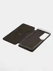 Синий чехол-книжка Tecno Pova Neo 2 "Картофан" из экокожи, с функцией подставки и кармашком