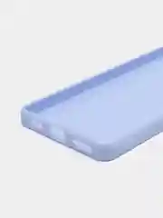Светло-синий чехол BROSCORP для Tecno Spark 10 Pro матовый силиконовый тонкий, бортик вокруг камер