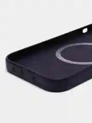 Разноцветный чехол MagSafe для iPhone 14 Pro кожаный BROSCORP с защитой камер, микрофиброй, экокожа