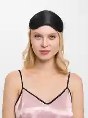 Черный маска для сна и путешествии