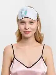 Белый маска для сна и путешествий