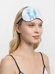 Белый маска для сна и путешествий