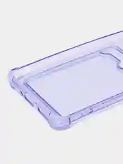 Лавандовый чехол противоударный Realme 10 Pro Plus (Реалми 10 Про Плюс) прозрачный с карманом для карты