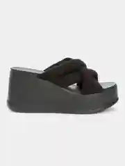 Черный туфли открытые женские летние GRUNBERG