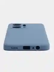 Синий силиконовый чехол для HONOR X7a (Хонор X7a), прозрачный