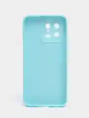 Голубой чехол для Xiaomi 13, силиконовый, (Ксиоми 13), c защитой камеры