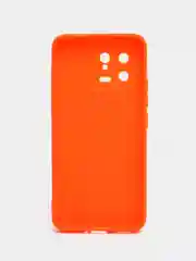 Оранжевый чехол для Xiaomi 13, силиконовый, (Ксиоми 13), c защитой камеры
