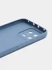Синий меланж чехол для Xiaomi 13, силиконовый, (Ксиоми 13), c защитой камеры